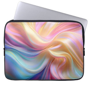 Farbige Pastellseide Laptopschutzhülle