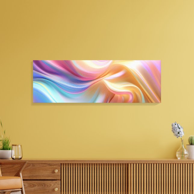 Farbige Pastellseide Leinwanddruck (Insitu (Wohnzimmer))