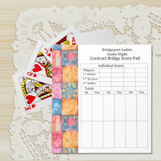 Farbige Patchwork-Brücke-Punktestand Notizblock (Von Creator hochgeladen)
