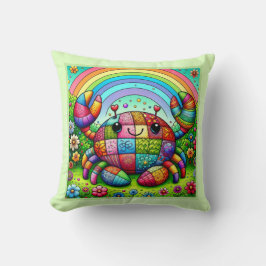 Farbige Patchwork-Krabbe Kissen
