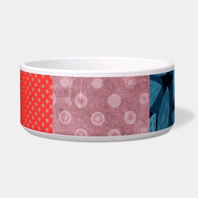 Farbige Patchwork-Zusammensetzung Napf (Links)