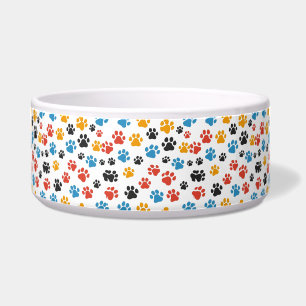 Farbige Paw Dog Bowl Napf