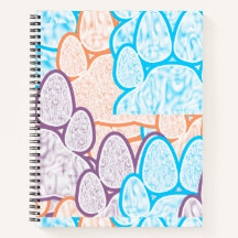 Farbige Paws Illusion Notebook