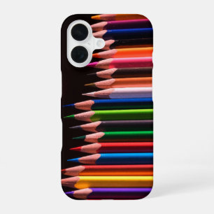 Farbige Pencils Telefon-Fall iPhone 16 Hülle