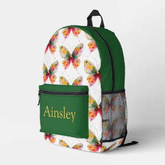 Farbige personalisierte Schultasche, Kinder süß Bedruckter Rucksack