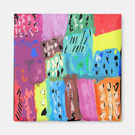 Farbige Pflaster Magnet