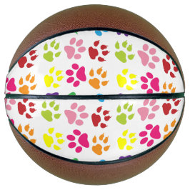 Farbige Pfoten, Hundepfoten, Katzenpaws Basketball