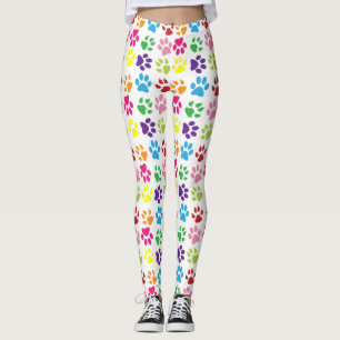 Farbige Pfoten, Hundepfoten, Katzenpaws Leggings