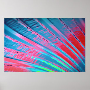 Farbige Phosphoreszenz Poster