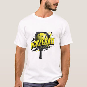 Farbige Pickleball-Grafik-Shirts   Moderne Sport-T T-Shirt