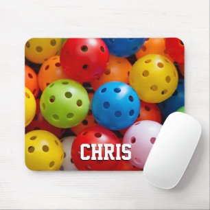 Farbige Pickleballs Mousepad