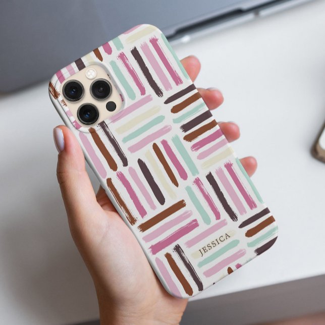 Farbige Pinselstriche Personalisiert Case-Mate iPhone Hülle (Von Creator hochgeladen)