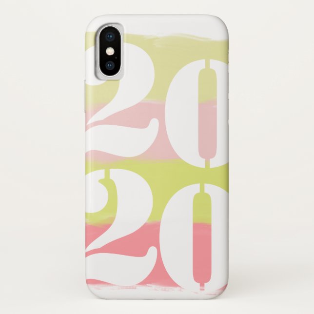 Farbige Pinselstriche Schlaganfälle Modernes Scrip Case-Mate iPhone Hülle (Rückseite)