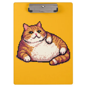 Farbige Pixelkunst Klemmbrett