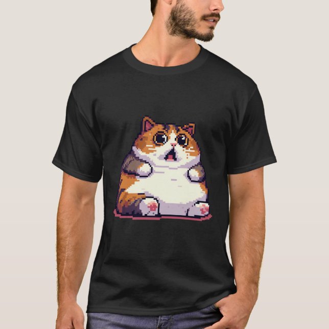 Farbige Pixelkunst T-Shirt (Vorderseite)