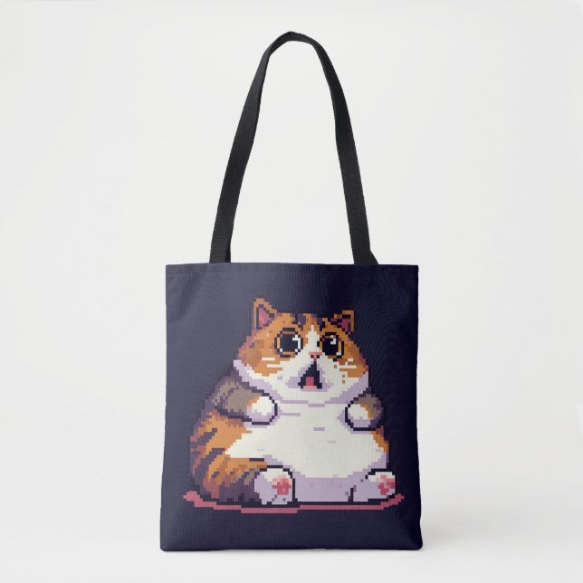 Farbige Pixelkunst Tasche (Vorderseite)