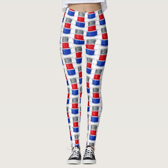Farbige Plastikspulen für den 3D-Druck Leggings (Vorderseite)