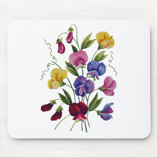 Farbige Platterbsen Mousepad