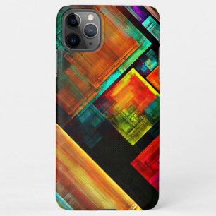Farbige Plätze Modernes Abstraktes Kunstmuster #04 iPhone 11Pro Max Hülle