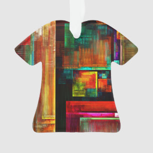 Farbige Plätze Modernes Abstraktes Kunstmuster #04 Ornament