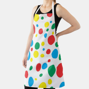 Farbige Polka Dots Schürze; Größe auswählen Schürze