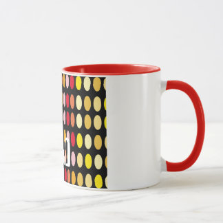 Farbige Polka Dots Tasse