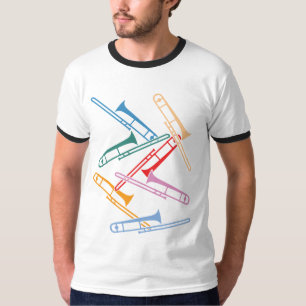 Farbige Posaunen T-Shirt