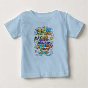 Farbige Positive Cartoon-Kinder-Design Baby T-shirt