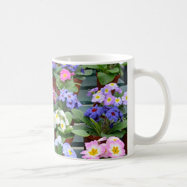 Farbige Primaten drucken Kaffee-Tasse Kaffeetasse (Rechts)