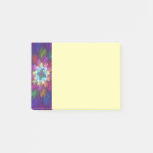 Farbige psychedelische Blumen-Abstract-Fraktal-Kun