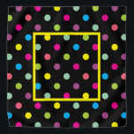 Farbige Punkte Halstuch<br><div class="desc">Ein Niedliches Haustier, das in farbenfrohen Polka-Dots für Hunde entworfen wurde</div>