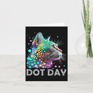Farbige Punkte Katze Lover Happy Dot Day Shirts Mä Karte