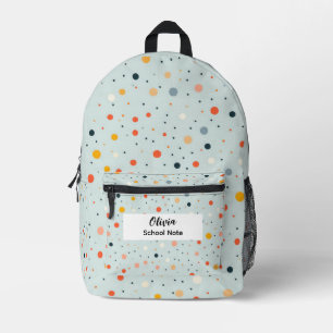 Farbige Punkte Rucksack für die Schule