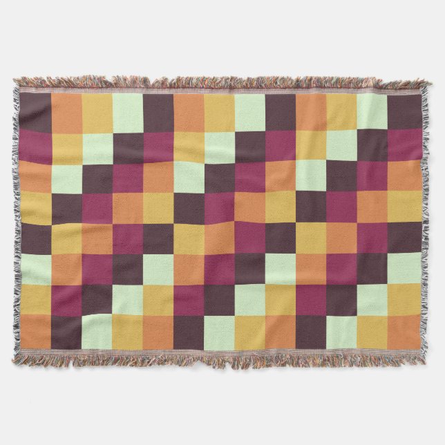 Farbige Quadrate 08 Decke (Vorderseite)