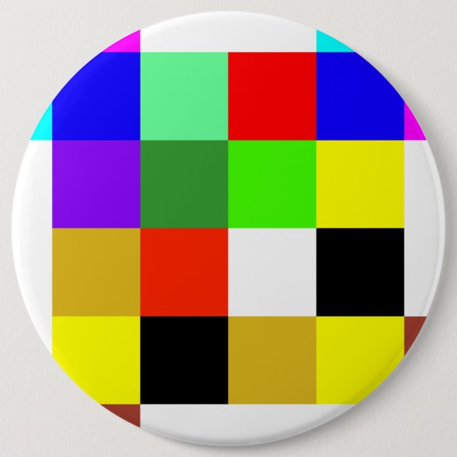 farbige Quadrate Button (Vorderseite)