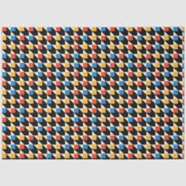 Farbige Quadrate - Gewebepapier Seidenpapier