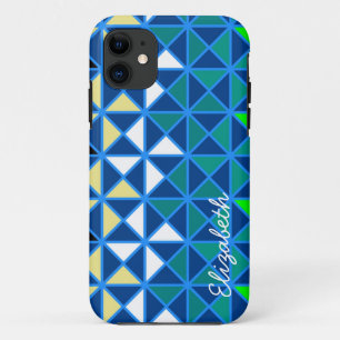 Farbige Quadrate: Modernes geometrisches Muster 5 Case-Mate iPhone Hülle