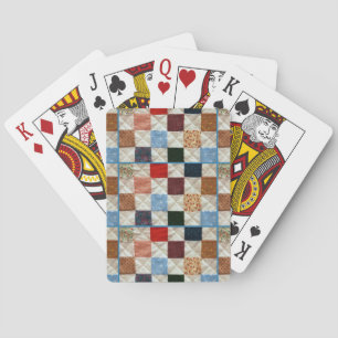 Farbige Quadrate Spielkarten