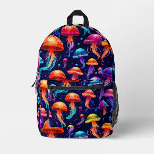 Farbige Qualle Bedruckter Rucksack