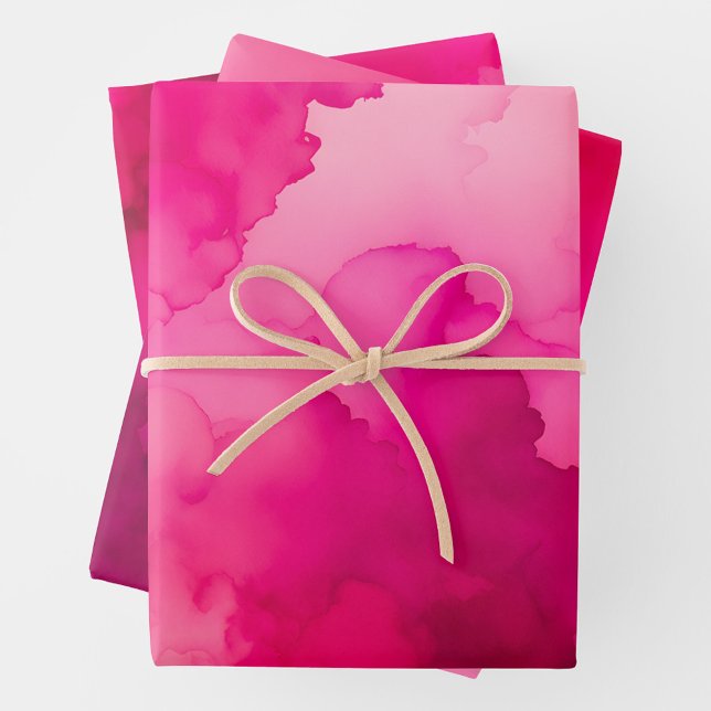 Farbige Rauch Art Wrapping Paper Sheets Geschenkpapier Set (Von Creator hochgeladen)