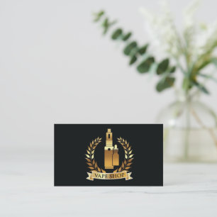 Farbige Rauch-Vape-Shop-Visitenkarte Visitenkarte
