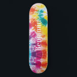 Farbige Regenbogen-Gefärbte Krawatte Individuelle  Skateboard<br><div class="desc">Farbenfrohe Rainbow Gefärbte Krawatte Individuelle Name Skateboard können Sie leicht einen Namen hinzufügen,  um ein einzigartiges Geschenk für Ihren besten Freund oder die Erholung der Familie zu machen,  bevor Sie zu Ihrem nächsten tropischen Ziel.</div>