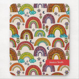 Farbige Regenbogen-Mauspad Mousepad