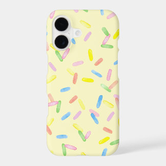 Farbige Regenbogen-Sprinkles-Wasserfarbe