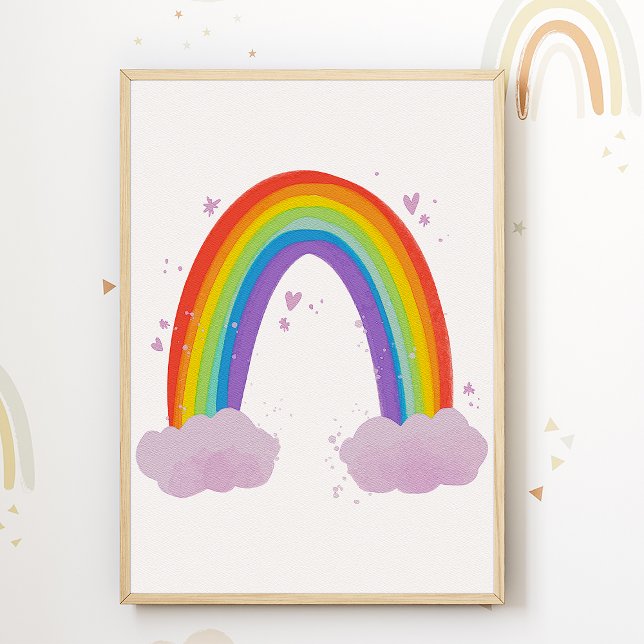 Farbige Regenbogenkids Room Poster Kinderzimmer dr (Von Creator hochgeladen)