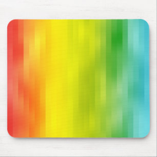 Farbige Regenbogenstreifen Mousepad