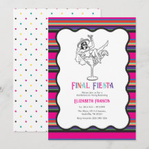 Farbige Retro-Final-Fiesta-Mexikanische Junggesell