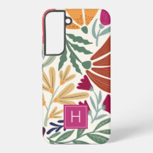 Farbige Retro-Floral-Boho