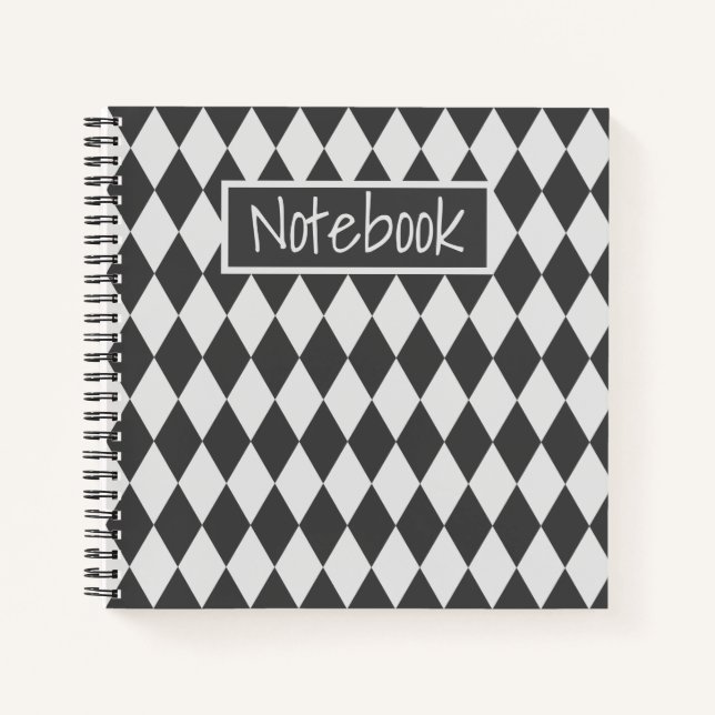 Farbige Rhombus-Klassik Notizbuch (Vorderseite)