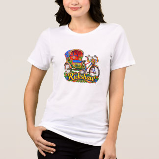 Farbige Rikschakunst — Bengalische Kultur T-Shirt Tri-Blend Shirt
